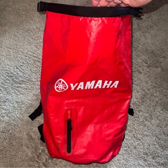 Stormtech Waterproof Red Backpack Hiking Kayaking Outdoors with Yamaha Logo 20L - Picture 7 of 13